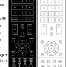 Manufacturer Silicone Button Silicone Button For TV Remote Control 44 Buttons NEFLIX GOOGLE