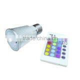 E14/E27/Gu10/MR16 3w Led Rgb Spot Light With CE&RoHS