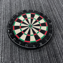 Quality African Sisal Quality Spider Knife Dartboards With OEM Brand, Adjustable Screw and PVC Customized Back and Number Ring thumbnail-2