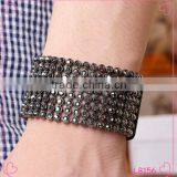 Europe and American Newest Jewelry Bracelet Mens Beads With Leather Bracelet Wholesale thumbnail-1
