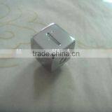 16MM Square Polyhedron D6 ABS Plating Silvery,coppery,golden Dice , 4.4g/pcs Electroplate Dice Surface Coating thumbnail-3