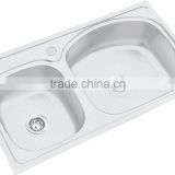 810*450mm XAL8145 welding double bowl stainless steel sink hot sale kitchen sink