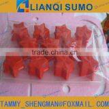 FDA Food Grade TPR+PP Ice Cubes Tray , Ice Cubes Mould , Double Color Star-shaped thumbnail-2