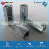 DIN 6334 Carbon Steel Blue Zinc Plated Hexagonal Long Nuts thumbnail-1