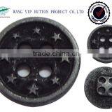 12mm Five Star Cover 4 Holes Metal Lead-free Nickel-free Button