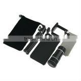 Detachable 8X Optical Zoom Lens+Stand Tripod For iPhone 4 Mobile phone