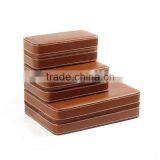 Wholesale Custom 2 Slot Leather Retainer For Man Watch With Zipper thumbnail-4