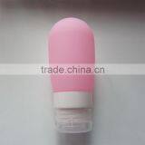 Silicone cosmetic travel bottles