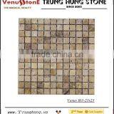 15*15 Biege Carpet Polished Marble Mosaic Tiles thumbnail-2