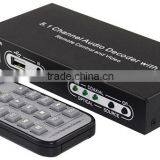 Amplifier 5.1 Sound Decoder With USB Multimedia + SPDIF + COAXIAL Input thumbnail-3