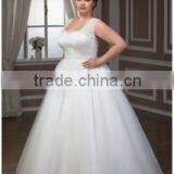 New collection Italy design fluffy Wedding Dress Plus size