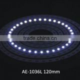 hot selling 120mm 36SMD 3528 color changing angel eyes LED headlights for auto lighting system