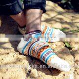 National Wind Hot Selling Retro Striped Thick Lines Men Boy Boat Socks Wholesale thumbnail-1