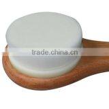 Genuine Super Soft White Long-handle Bamboo Nan Bath Brush