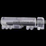 Exquisite Clear Lorry Crystal 3D Truck Model Crystal Art&craft for Gift thumbnail-1
