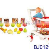 Fashion Kid Toy Funny Plastic Shopping Cart Supermarket Shopping Trolley thumbnail-4