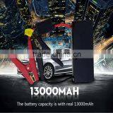 surper battery volume 13000mAh jump starter for 12V/24V commercial vehicle jump starter