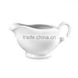 Everyday White Porcelain Rim Gravy Boat