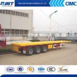Flat Bed Semi Trailer for Container Transportation