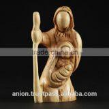 Olive Wood Carved Holy Family