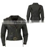 DL-1218 Leather Racing Jacket. Motorbike Leather Jacket