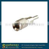 75 Ohm 1.0/2.3 rf Connector Straight Crimp for RG178 thumbnail-1