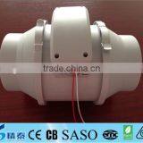 Ball Bearing Motor Plastic Mix-Flow Inline Duct Fan