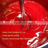 Good Color Yield Textile Pigment Printing(YIMEI)