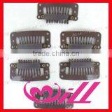 9 Teeth Metal Hair Clips Hair Extension Snap Clips for Hair Extension