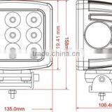 CRE Highpower Performance Vehicle LED Work Light,for ATV SUV TRUCK JEEP Offroad Vehicles(SR-LW-90A,90W)Spot or Flood Beam,CRE thumbnail-2