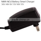 Good performance smart nimh nicd battery charger 6.4V