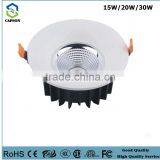 Ceiling Lamp 15w/20w/30w High Power COB Down Light Housing Zhongshan Factory
