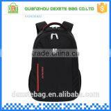 Durable Waterproof Polyester Outdoor Mens Black Backpack Bag Sport