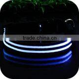 Ultra Bright Top Quality Webbing LED Flashing Dog Collar for Christmas thumbnail-1