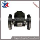Customized Ductile Iron Cast Casting Machine Parts , Cast Iron Spare Parts,water Valve Body Made in China