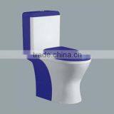 Bathroom Design Two Piece Ceramic Colored Toilet thumbnail-1