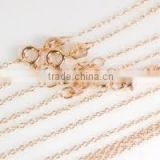 rose gold plated silver necklaces