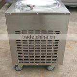 DHL Air Express to Door Worlwide Frozen Yogurt Rolls Fry Ice Cream Machine With Real Fruits thumbnail-6