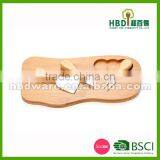 High quality bamboo wood cheese cutting board with knife