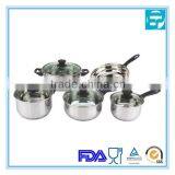 9pcs stainless steel cookware set