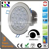 ceiling recessed rotatable 21W 24W high lumen bright dimmable led light downlight