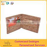 BOSHIHO Men Popular Bifold Cork Wallet thumbnail-1