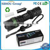 Sidiou Group Super Bright T6 LED Flashlight Torch 900 Lumens 7W Zoomable Torch