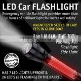 Powerful Aluminum 7LED/18LED/6 RED Emergency Working Light With Magnetic Torch thumbnail-3