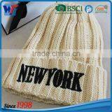 Wholesale Warm Embroidered Beanie Custom Beanie Knitted Cuff Hat thumbnail-3