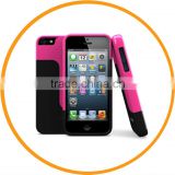 New Fashion Vivid Choice Colorful Hard Cell Phone Case for iPhone 5 5G Black+Red from Dailyetech