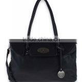 HELEN #637 Linear and Minimal Shape Soft Women Leather-look Fabric Tote Bag Shoulder Handbag thumbnail-2