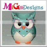 Owl Design Ceramic Lovely Egg Holder Gift
