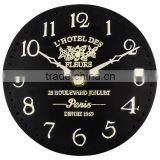 Customized Logo Resin Clock Vintage Clock thumbnail-1