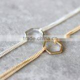 New Stainless Steel Plated Gold Bracelet Jewelry Design for Girls thumbnail-1